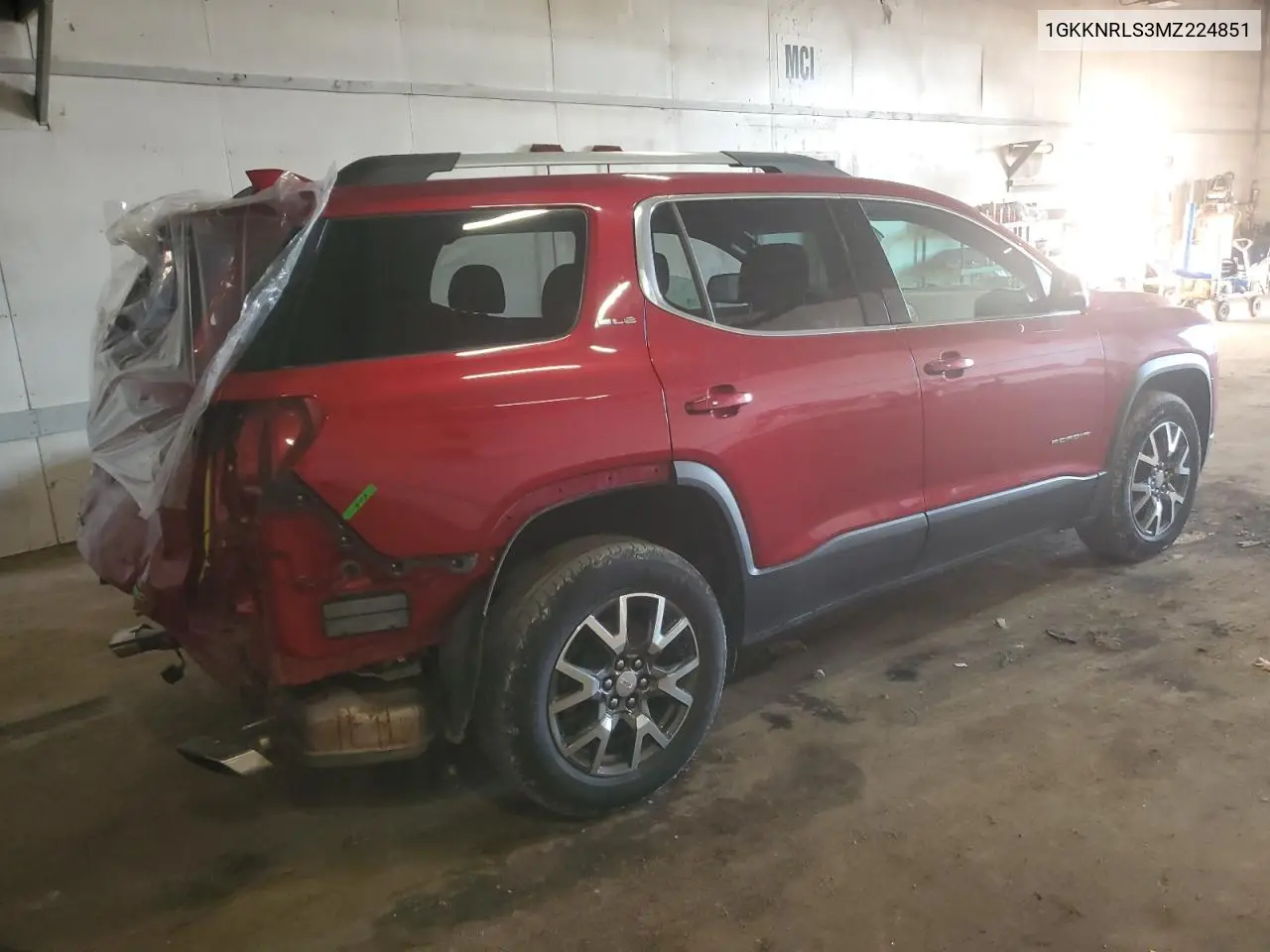1GKKNRLS3MZ224851 2021 GMC Acadia Sle