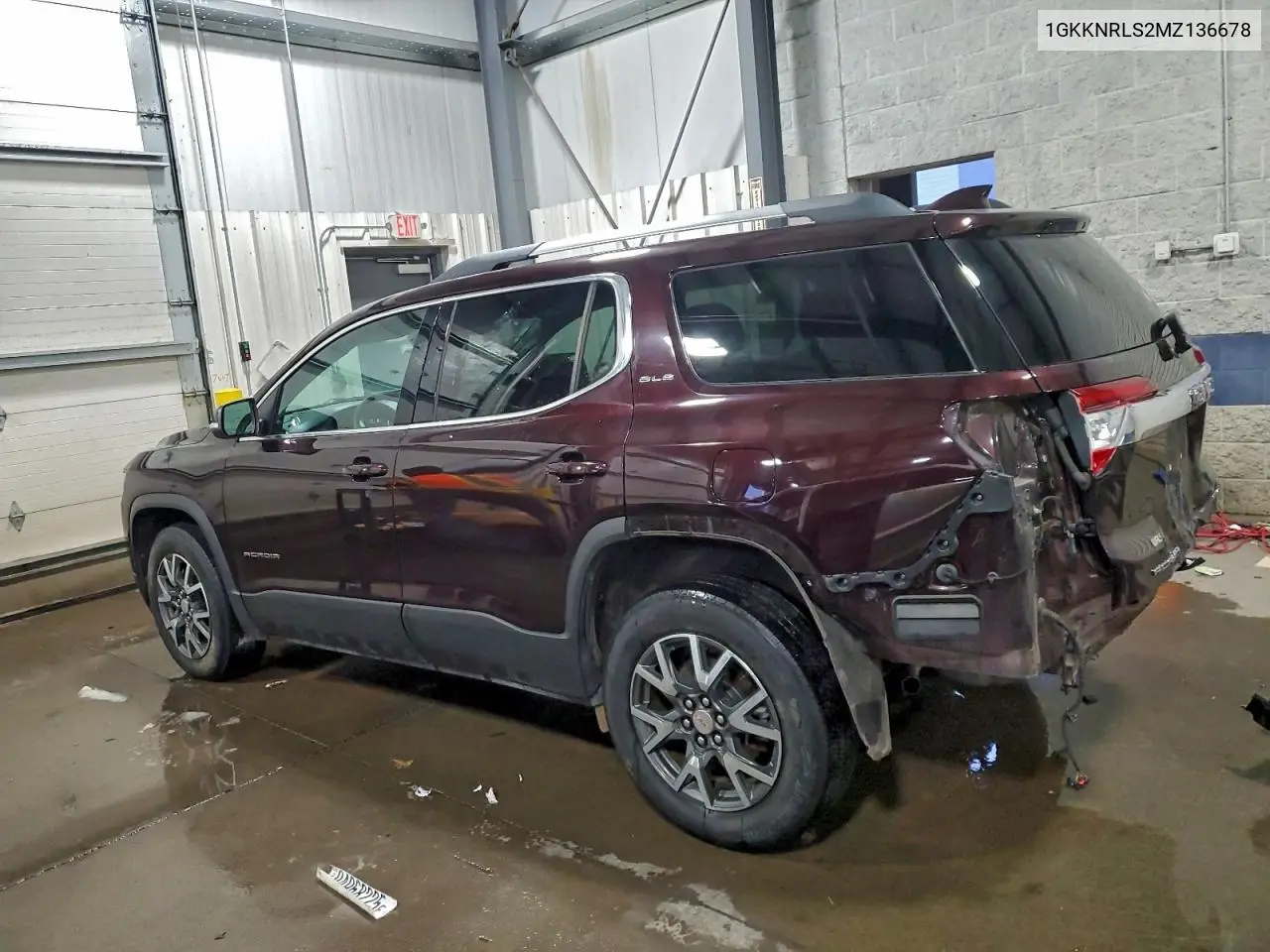 1GKKNRLS2MZ136678 2021 GMC Acadia Sle