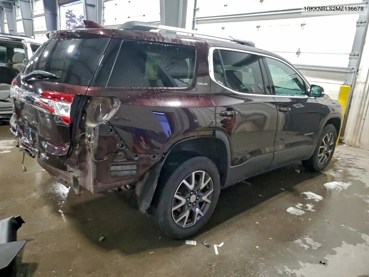 1GKKNRLS2MZ136678 2021 GMC Acadia Sle