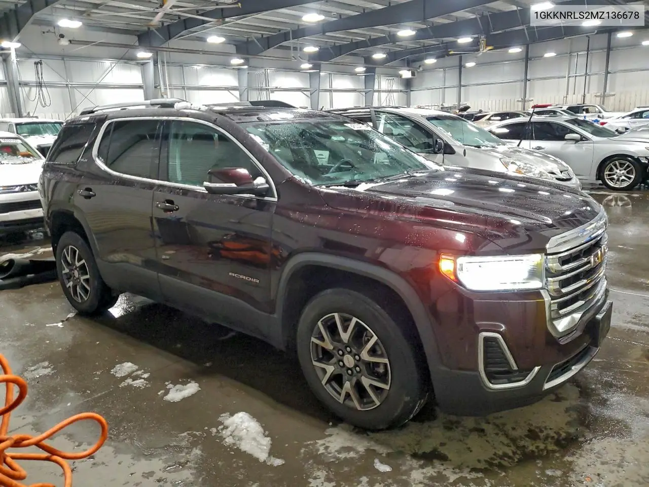 1GKKNRLS2MZ136678 2021 GMC Acadia Sle