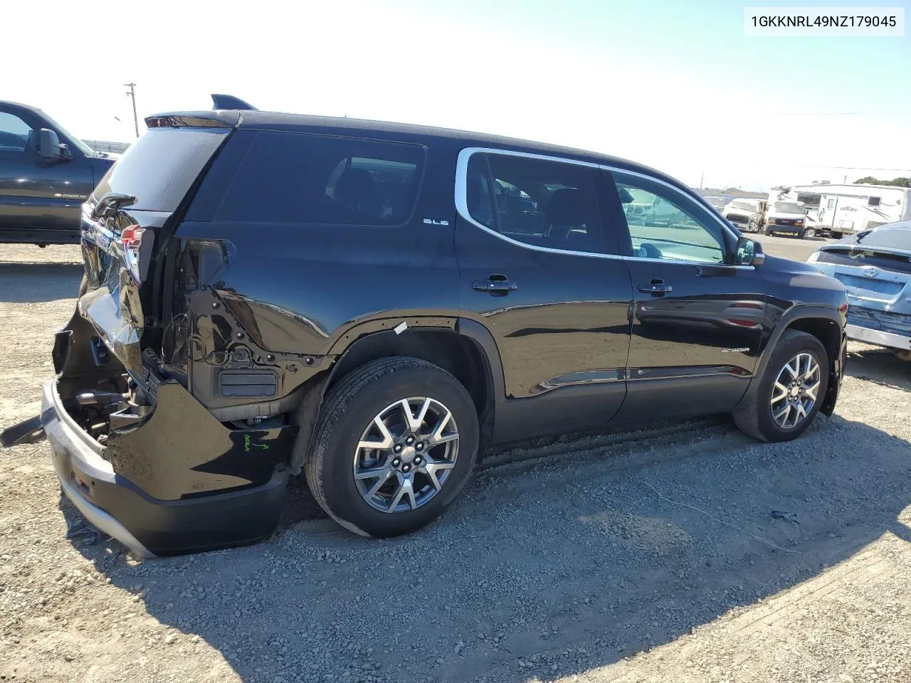 1GKKNRL49NZ179045 2022 GMC Acadia Sle