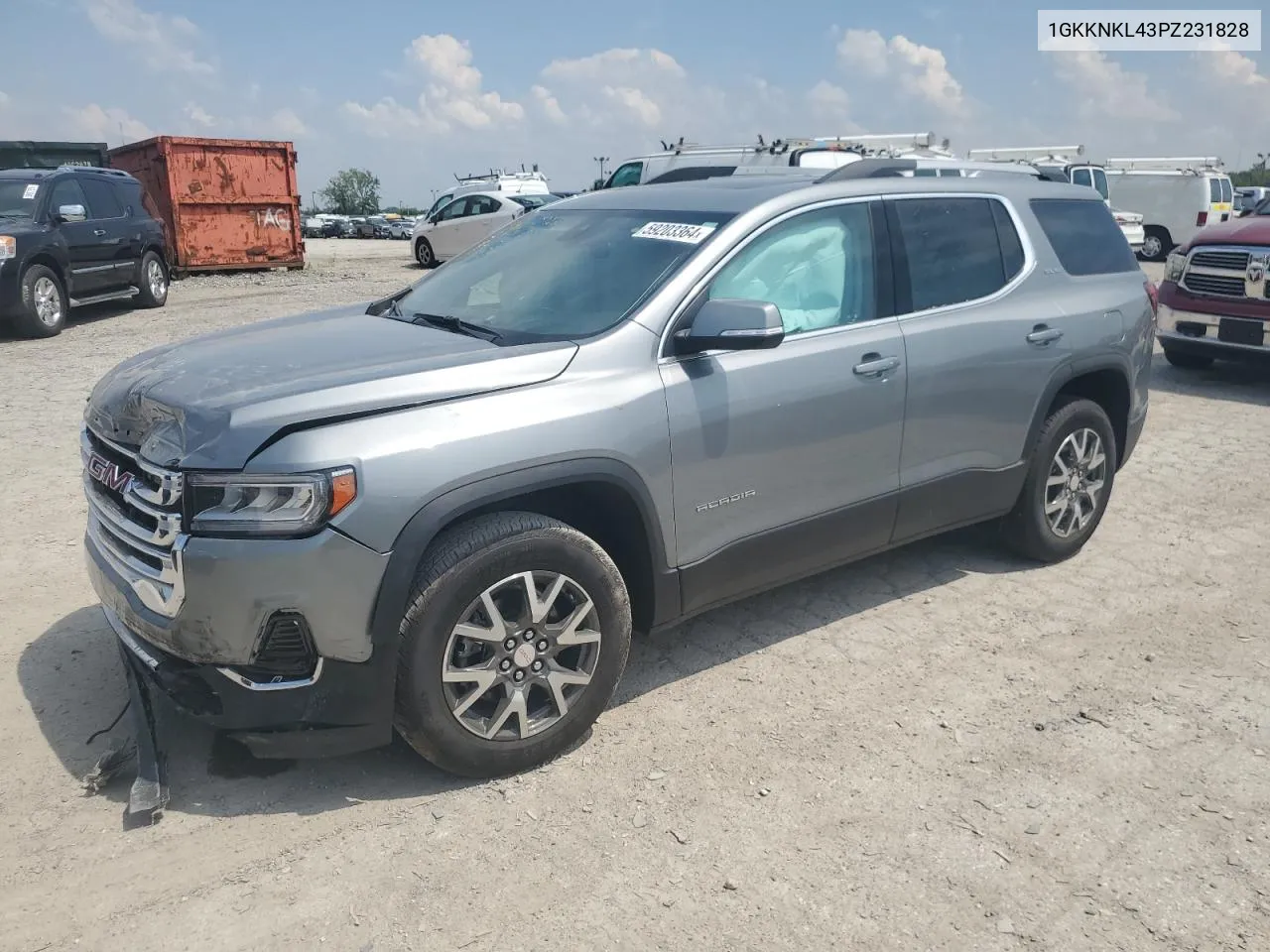 1GKKNKL43PZ231828 2023 GMC Acadia Sle