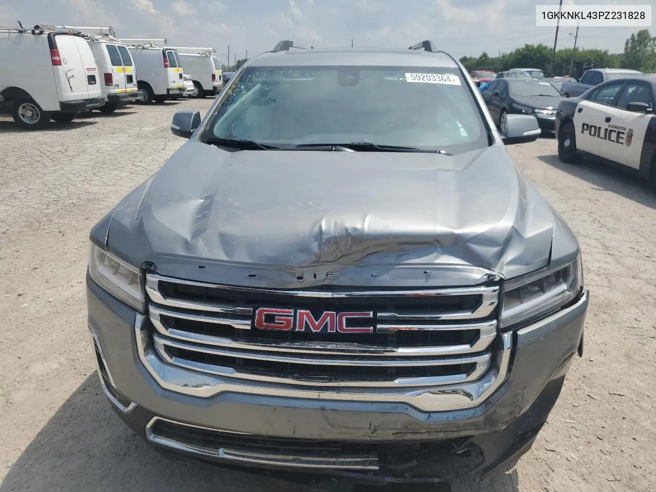 1GKKNKL43PZ231828 2023 GMC Acadia Sle