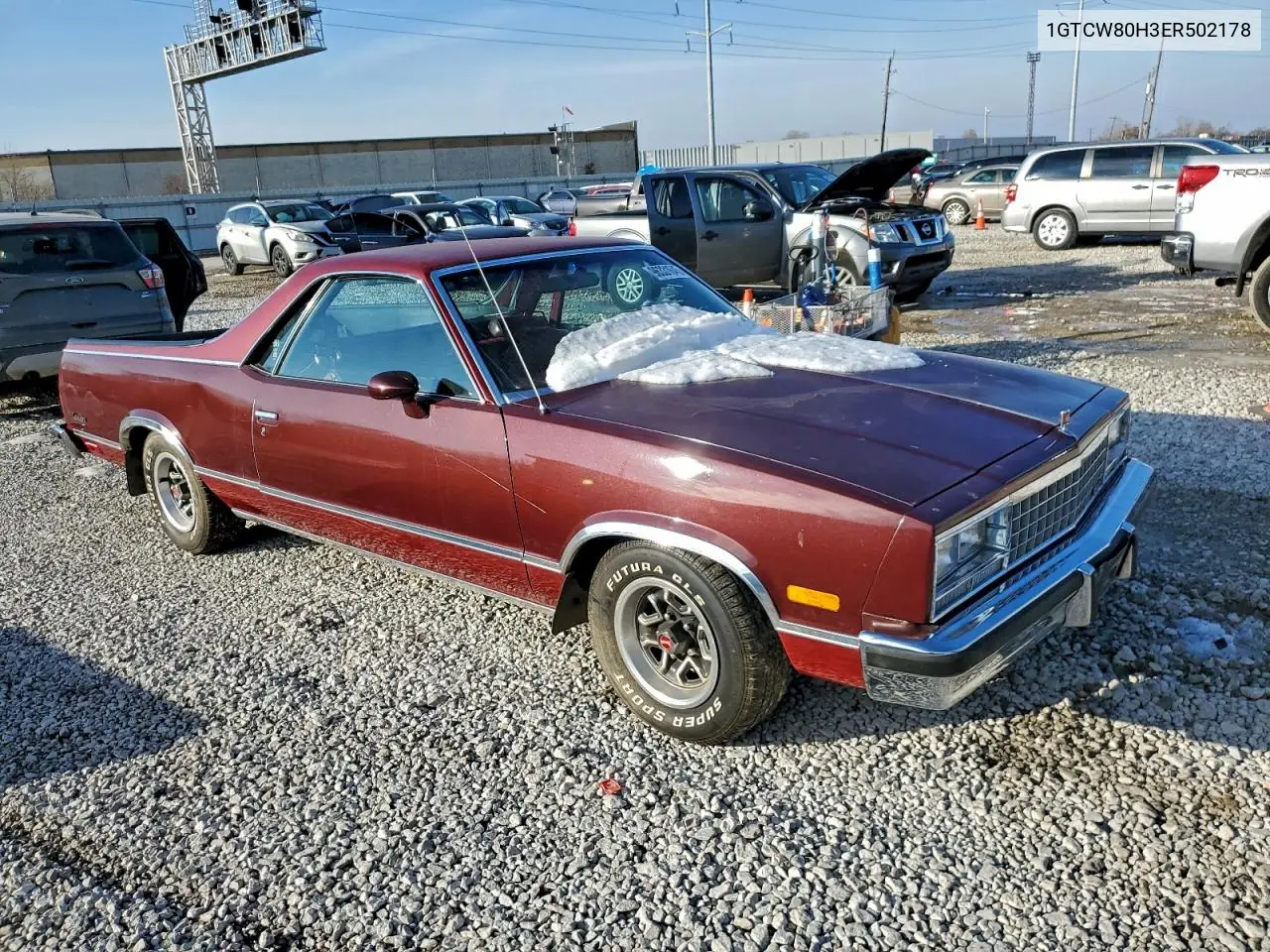 1GTCW80H3ER502178 1984 GMC Caballero