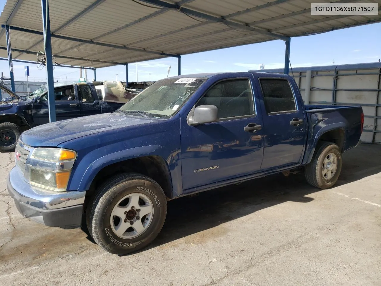 1GTDT136X58171507 2005 GMC Canyon