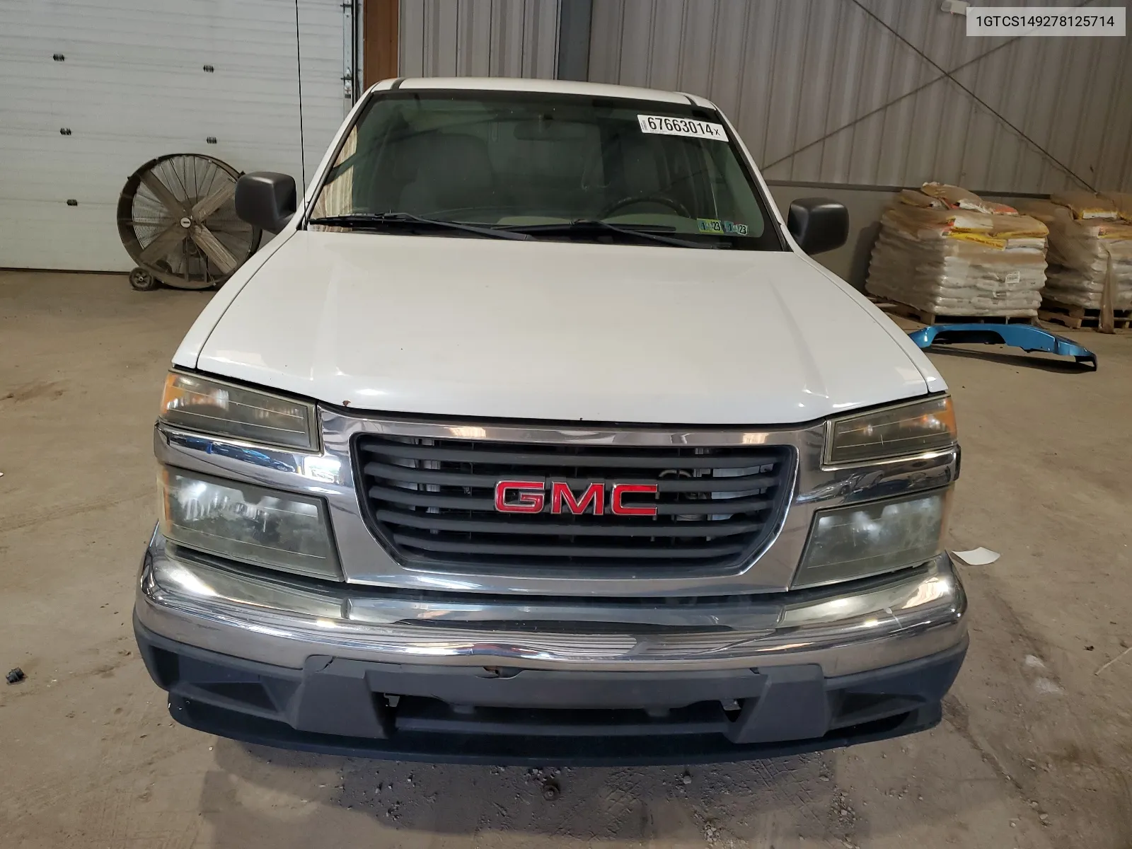 2007 GMC Canyon VIN: 1GTCS149278125714 Lot: 67663014