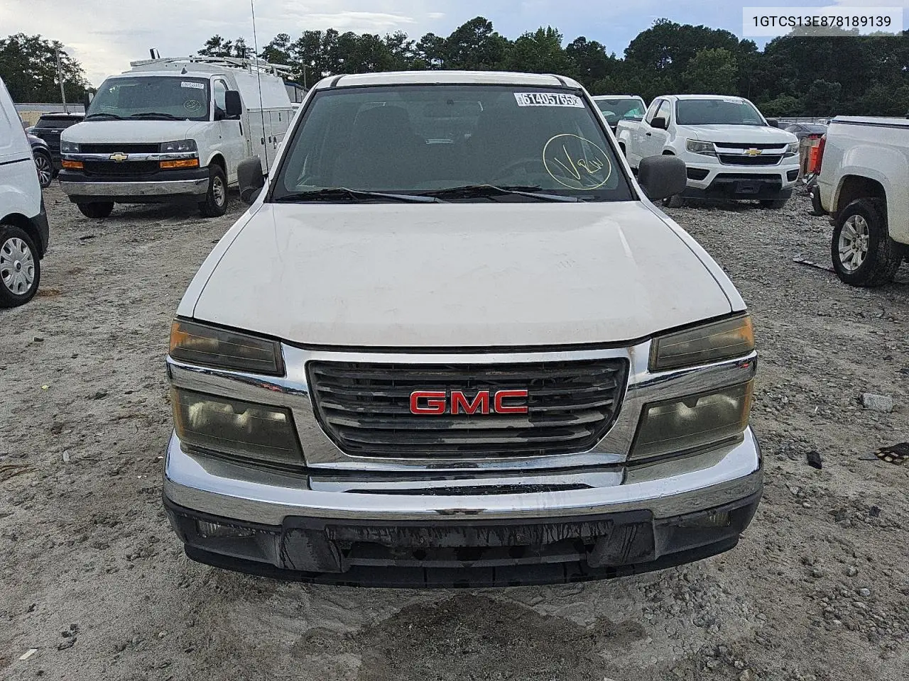 1GTCS13E878189139 2007 GMC Canyon