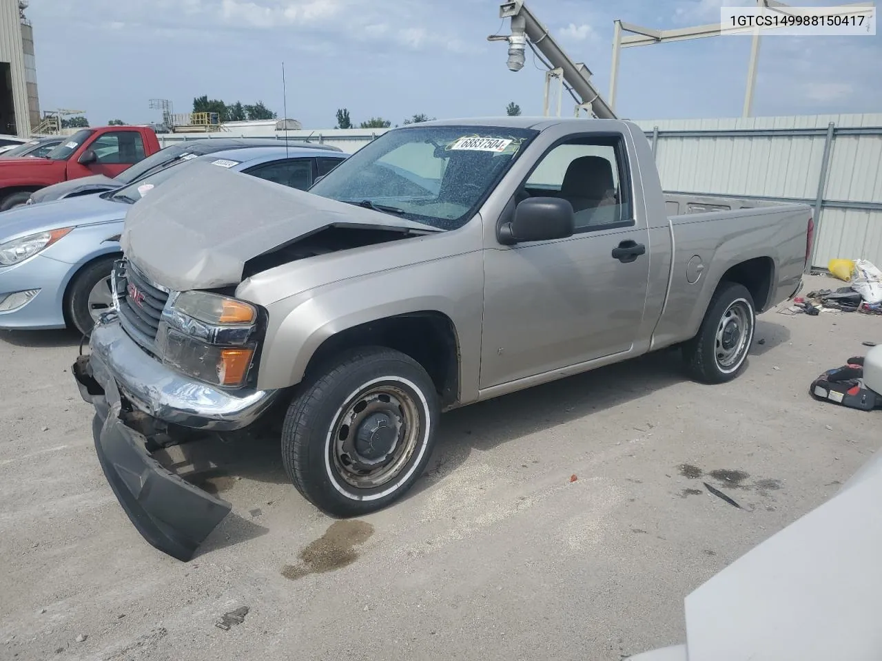 1GTCS149988150417 2008 GMC Canyon