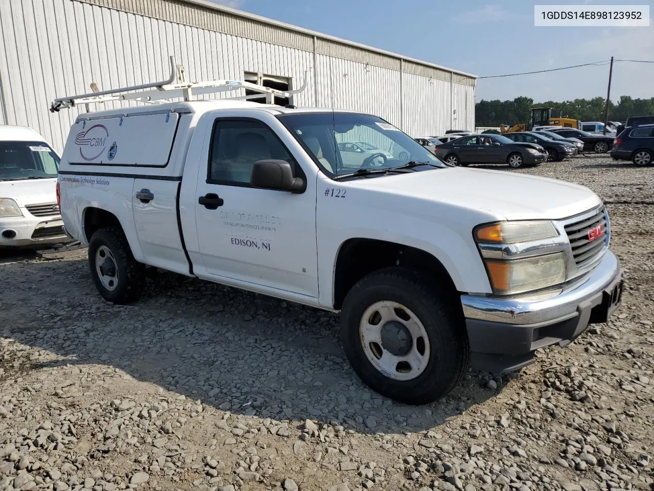 1GDDS14E898123952 2009 GMC Canyon