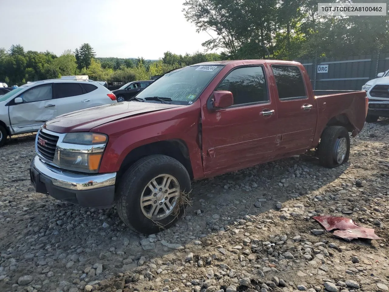 1GTJTCDE2A8100462 2010 GMC Canyon Sle