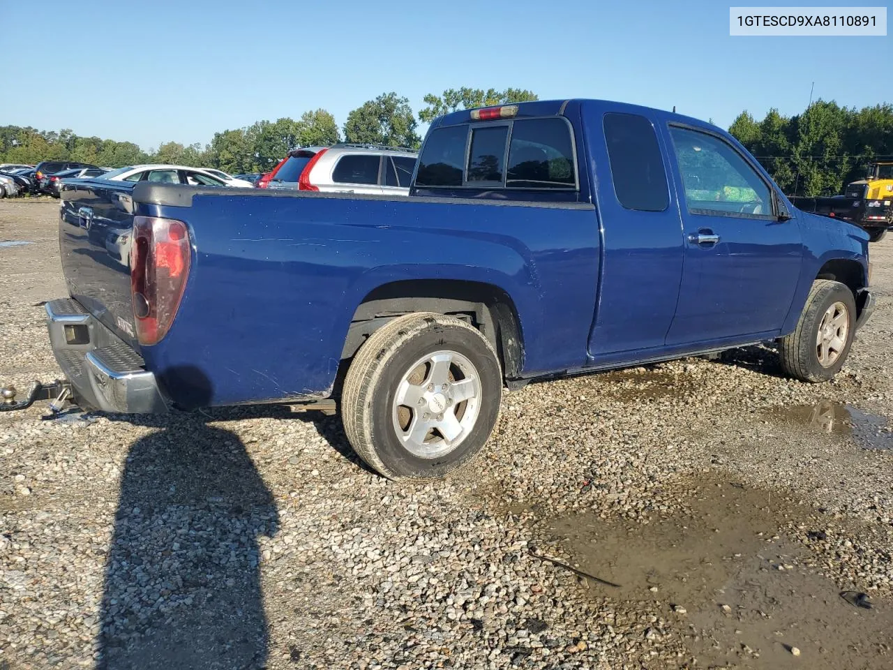 1GTESCD9XA8110891 2010 GMC Canyon Sle