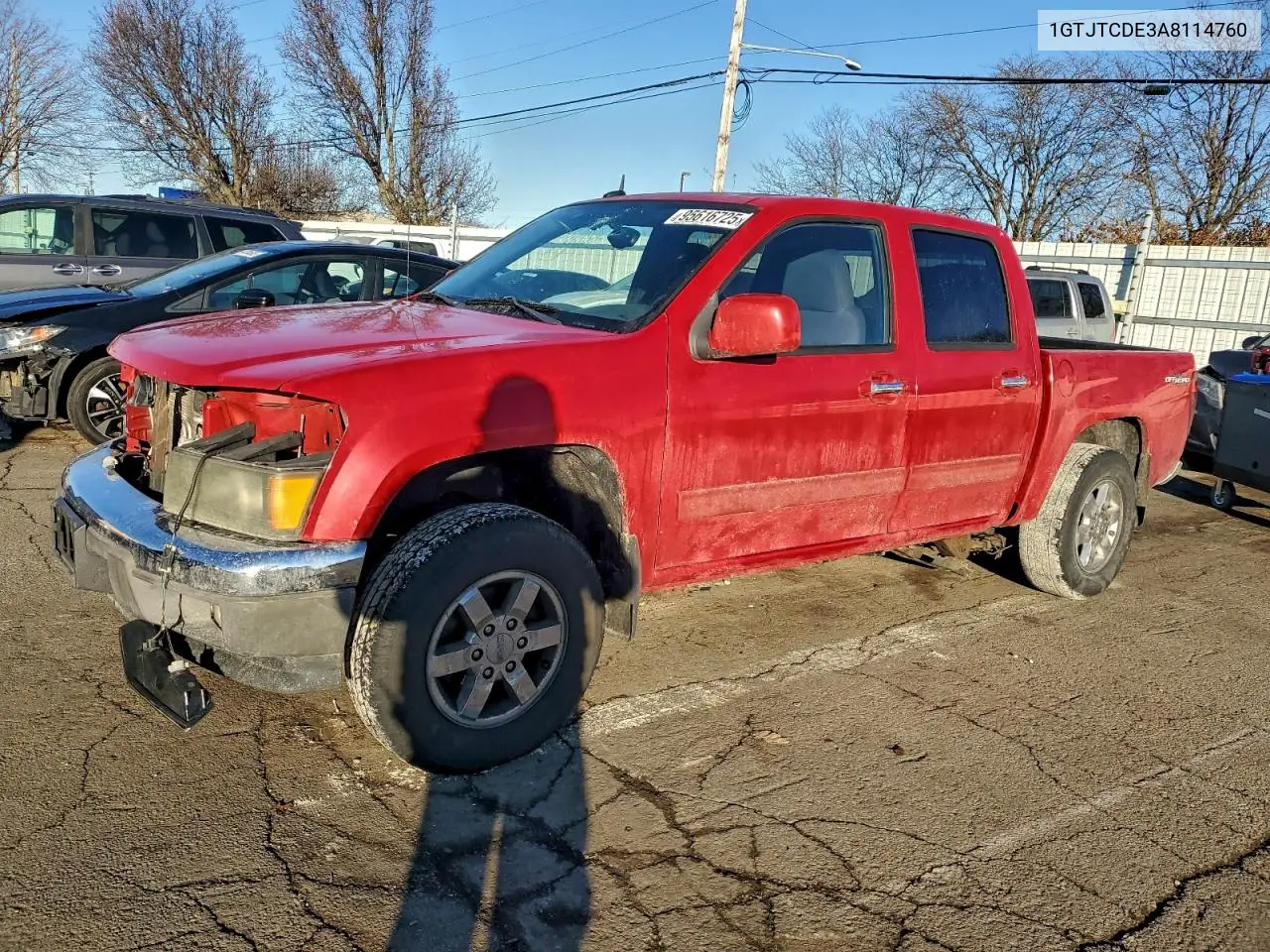 1GTJTCDE3A8114760 2010 GMC Canyon Sle