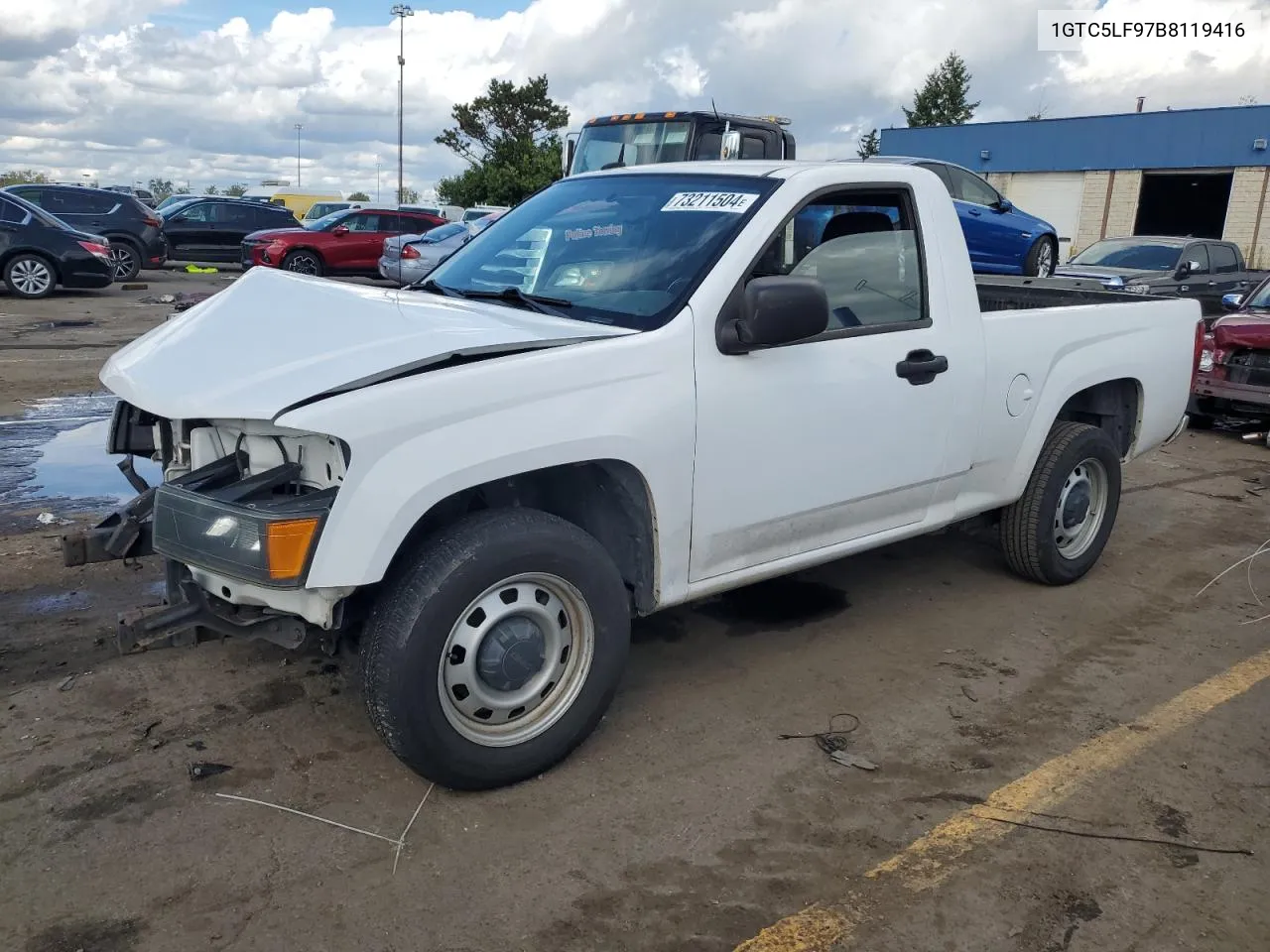 1GTC5LF97B8119416 2011 GMC Canyon