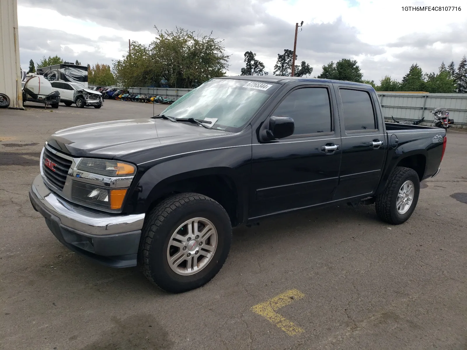 1GTH6MFE4C8107716 2012 GMC Canyon Sle