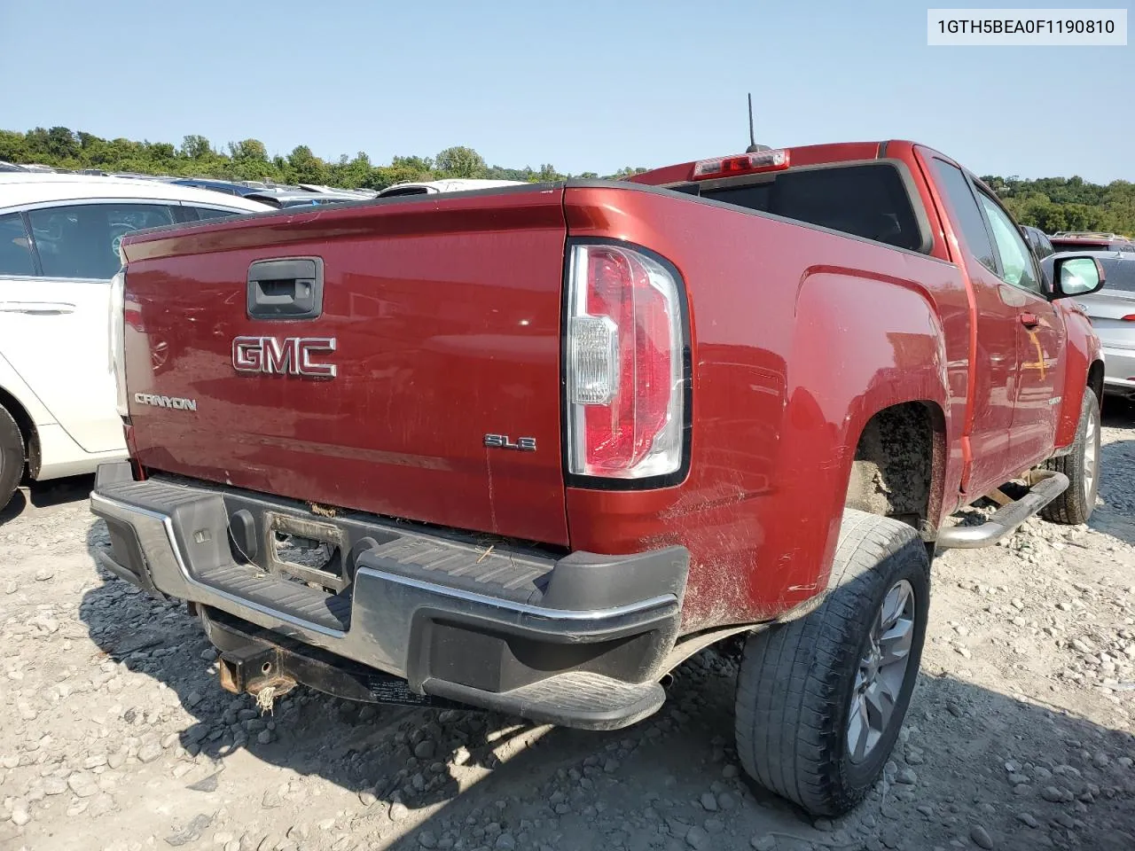 1GTH5BEA0F1190810 2015 GMC Canyon Sle