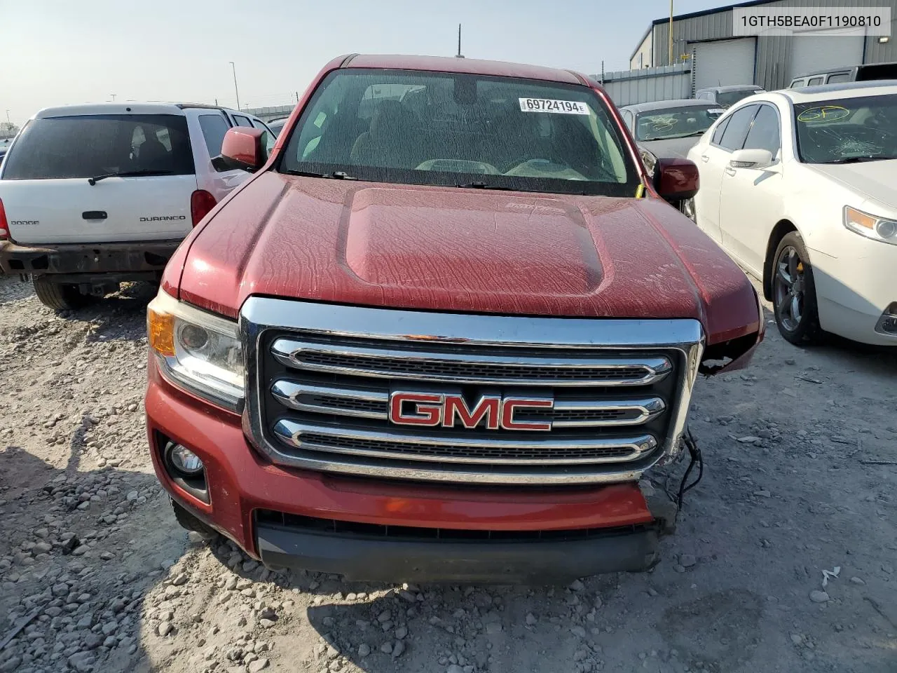 1GTH5BEA0F1190810 2015 GMC Canyon Sle