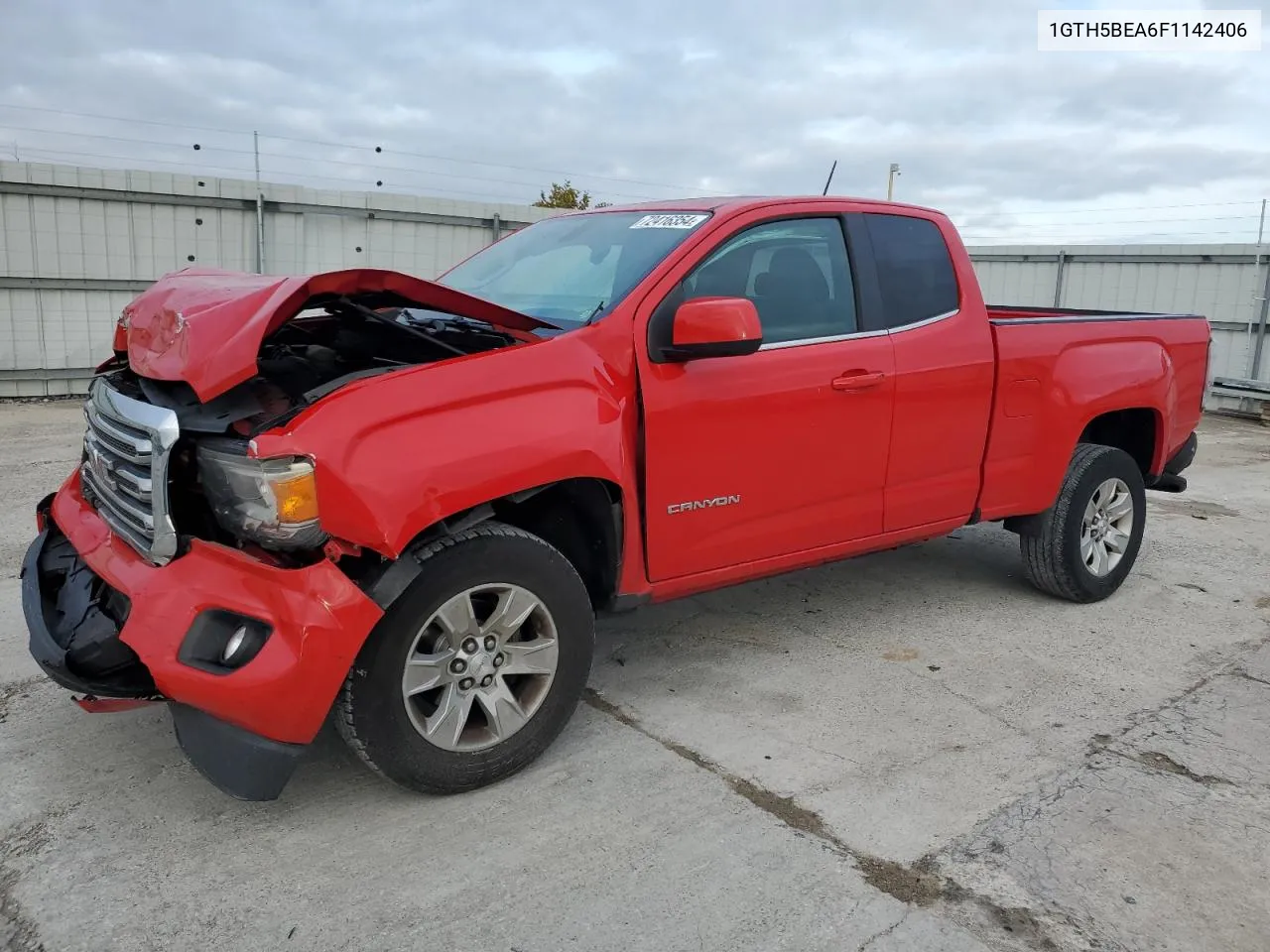 1GTH5BEA6F1142406 2015 GMC Canyon Sle