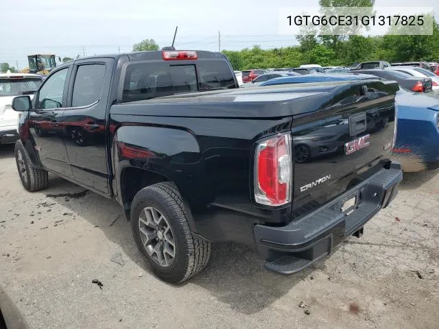 1GTG6CE31G1317825 2016 GMC Canyon Sle