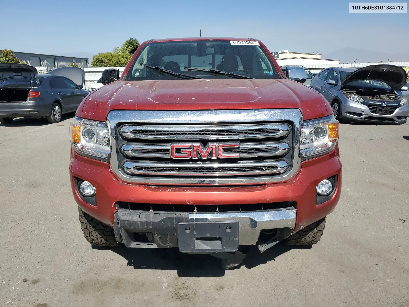 1GTH6DE31G1384712 2016 GMC Canyon Slt