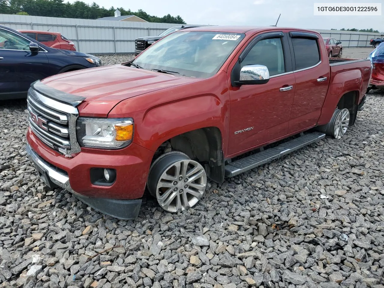 1GTG6DE30G1222596 2016 GMC Canyon Slt