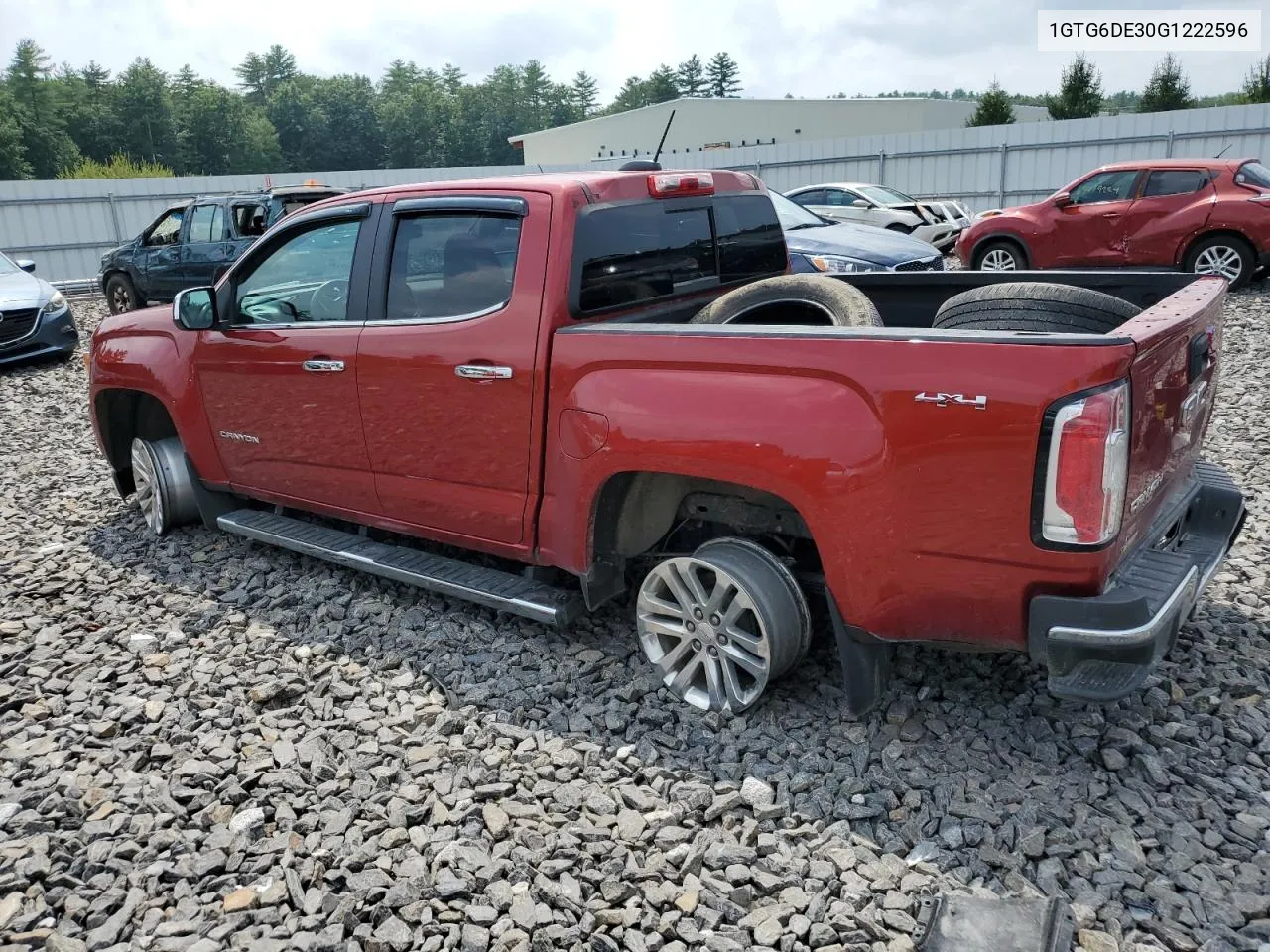 1GTG6DE30G1222596 2016 GMC Canyon Slt