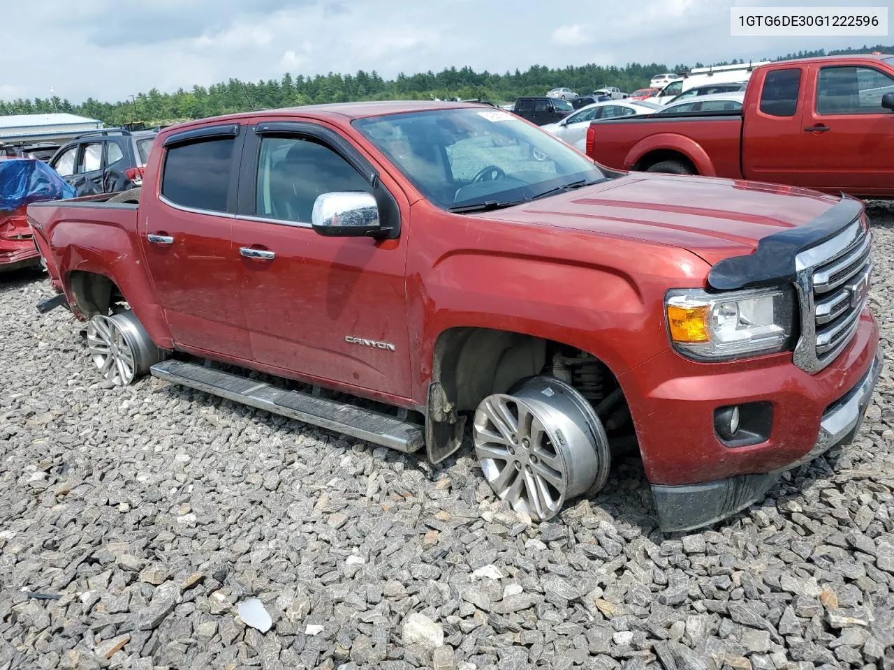 1GTG6DE30G1222596 2016 GMC Canyon Slt