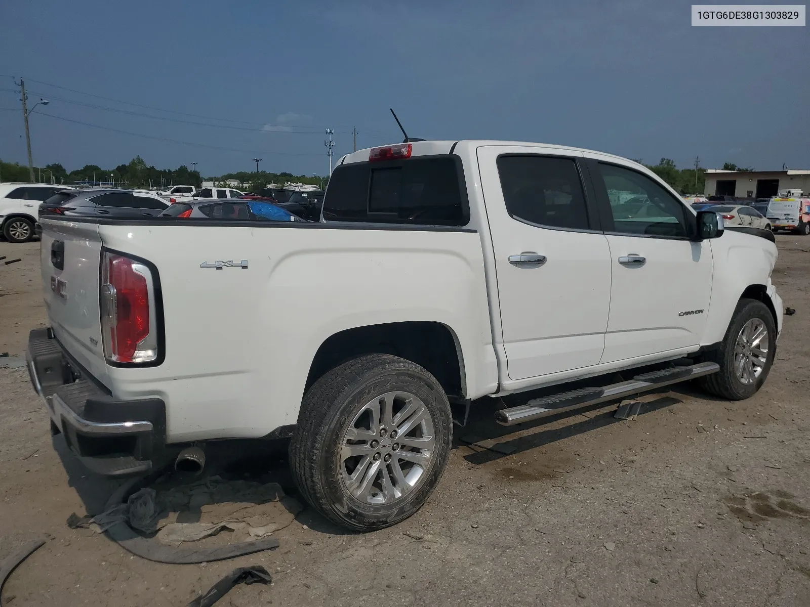 1GTG6DE38G1303829 2016 GMC Canyon Slt