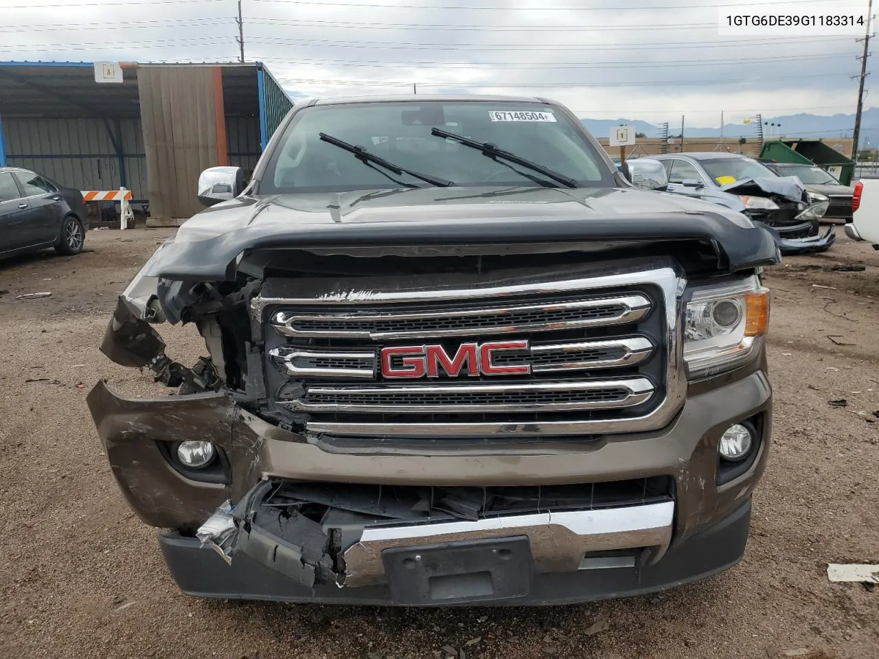 1GTG6DE39G1183314 2016 GMC Canyon Slt