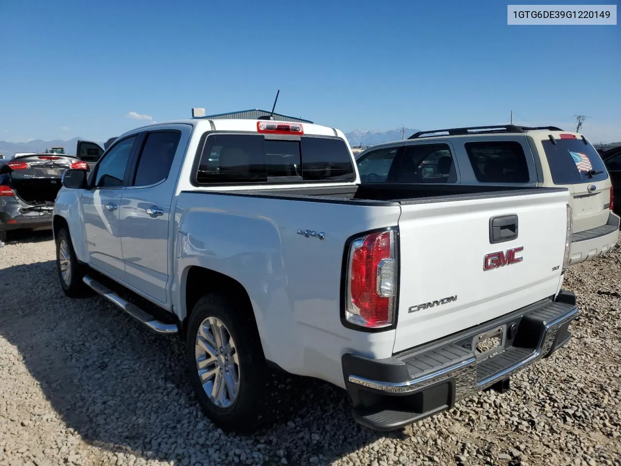 1GTG6DE39G1220149 2016 GMC Canyon Slt