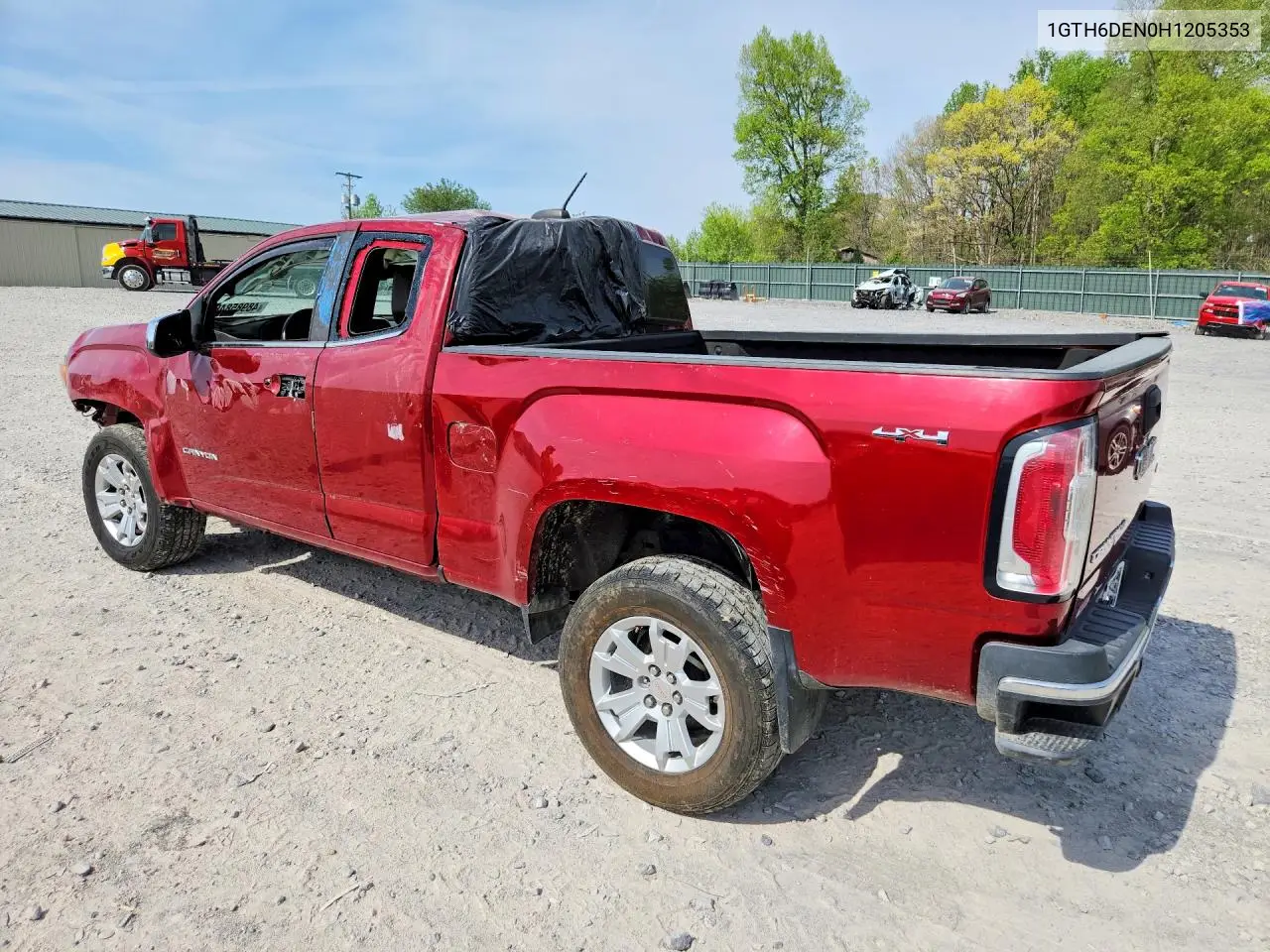 1GTH6DEN0H1205353 2017 GMC Canyon Slt