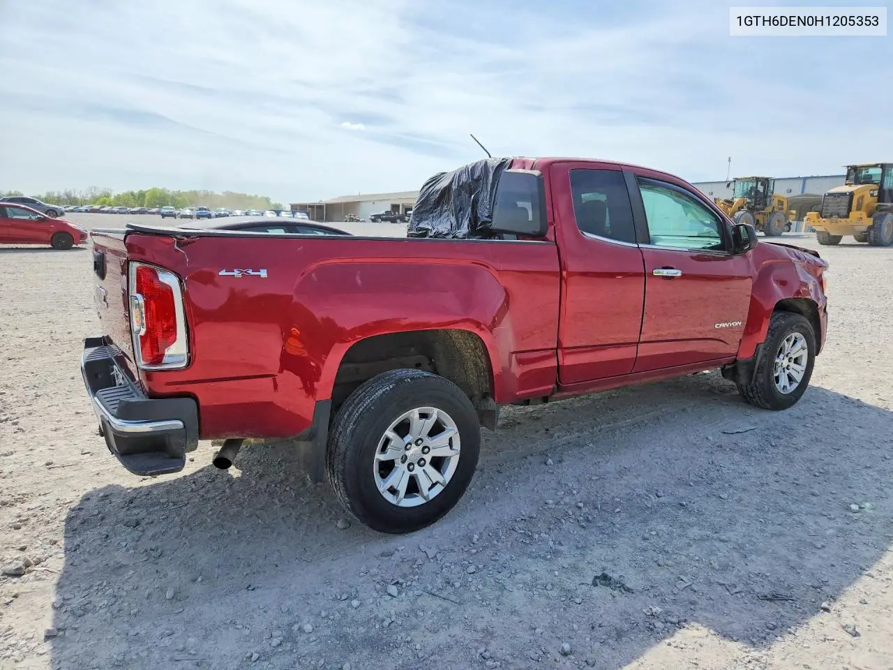 1GTH6DEN0H1205353 2017 GMC Canyon Slt