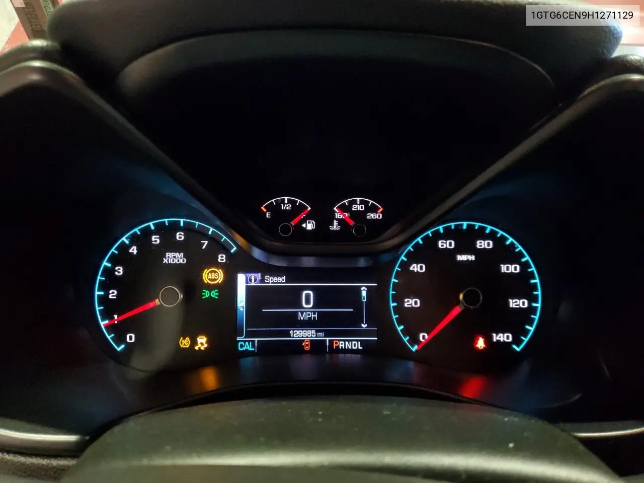 1GTG6CEN9H1271129 2017 GMC Canyon Sle