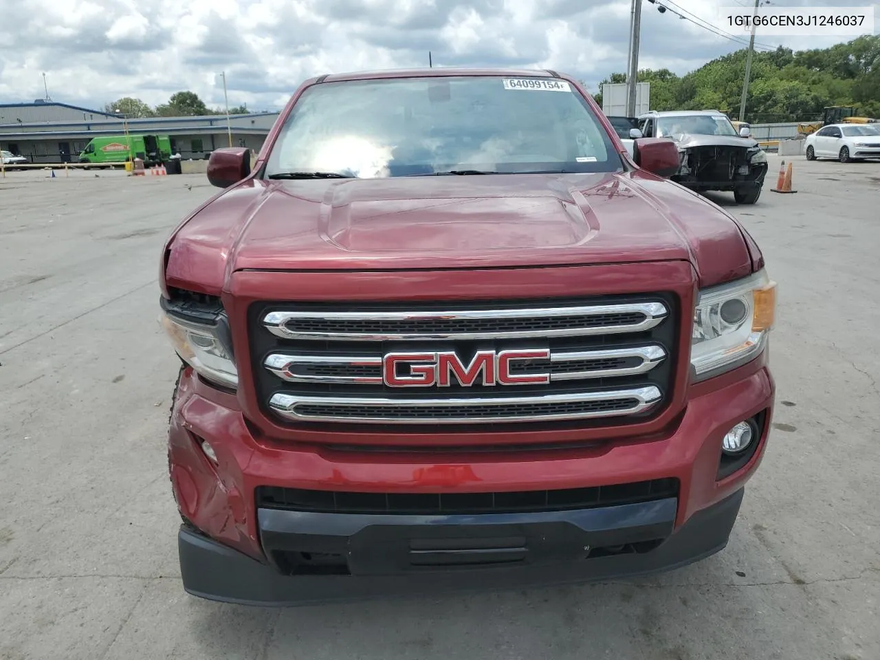 1GTG6CEN3J1246037 2018 GMC Canyon Sle