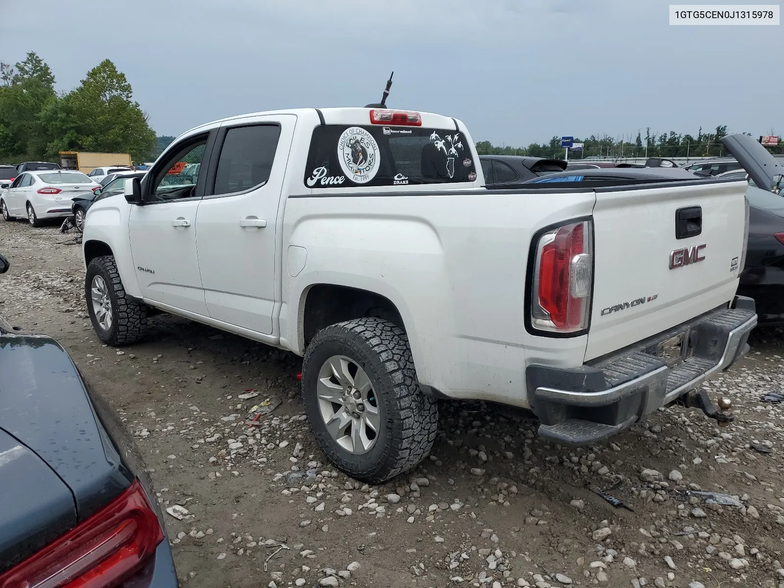 1GTG5CEN0J1315978 2018 GMC Canyon Sle