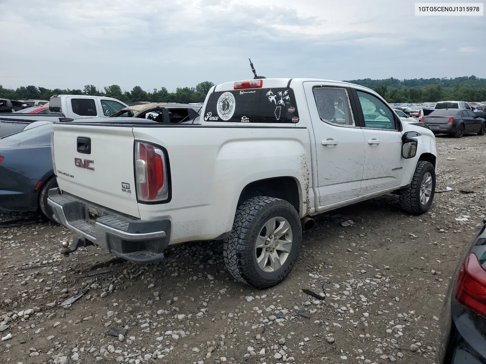 1GTG5CEN0J1315978 2018 GMC Canyon Sle