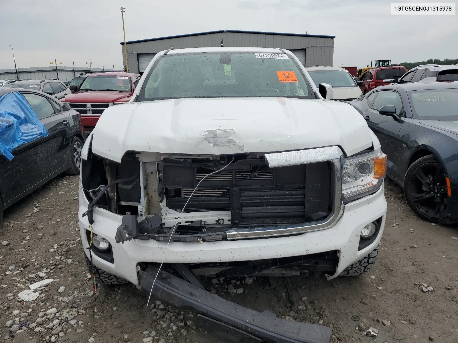 1GTG5CEN0J1315978 2018 GMC Canyon Sle