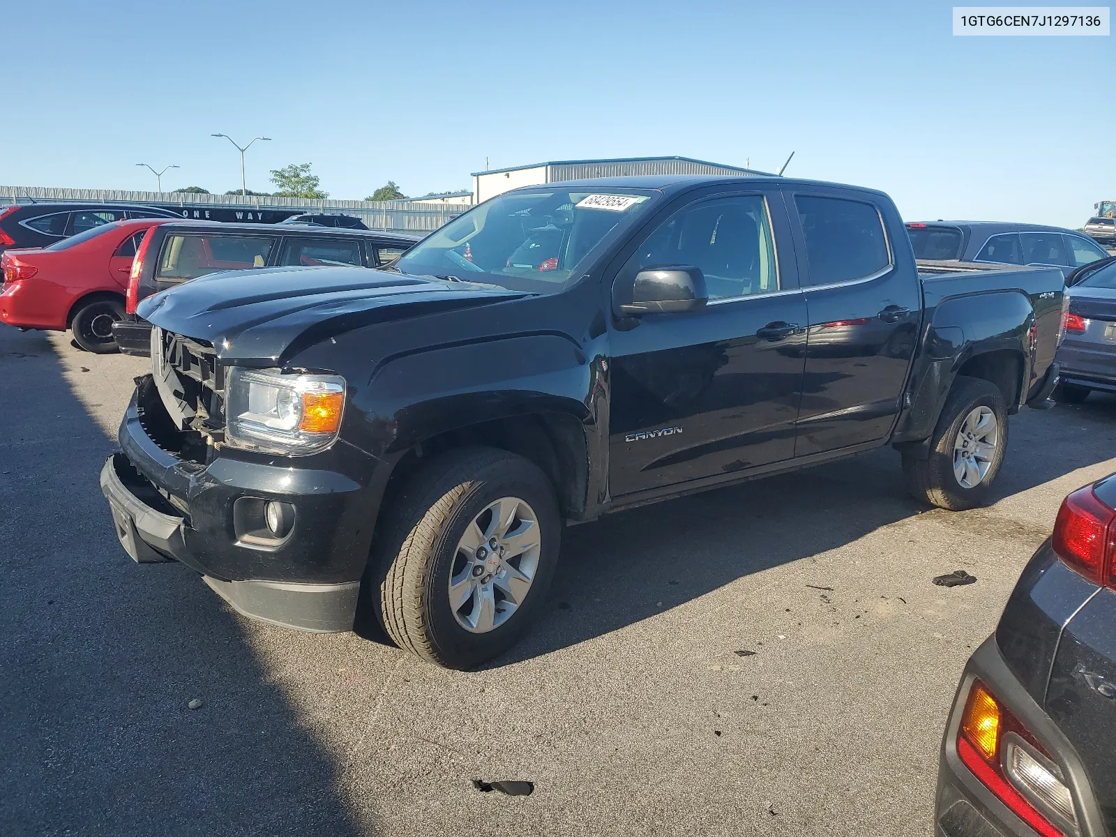 1GTG6CEN7J1297136 2018 GMC Canyon Sle