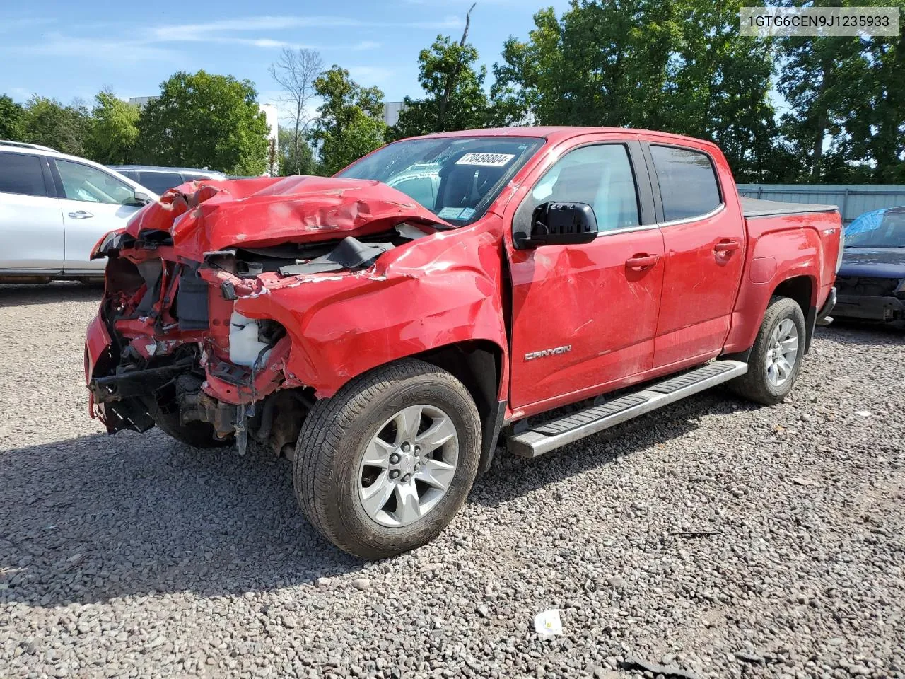 1GTG6CEN9J1235933 2018 GMC Canyon Sle