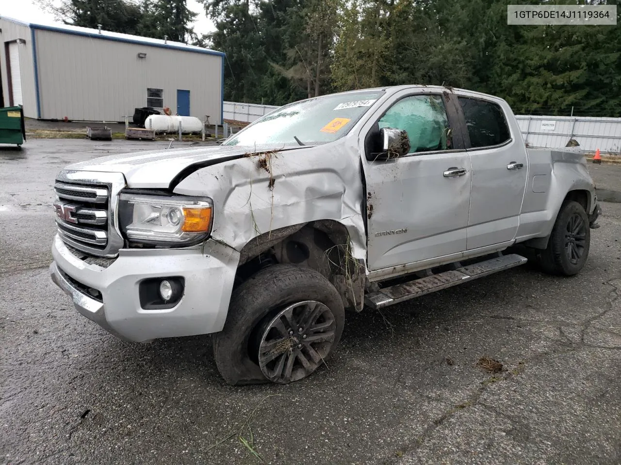 1GTP6DE14J1119364 2018 GMC Canyon Slt