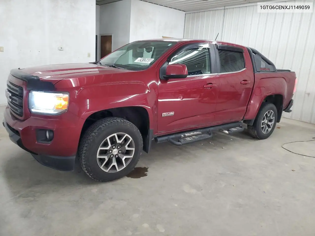 1GTG6CENXJ1149059 2018 GMC Canyon Sle