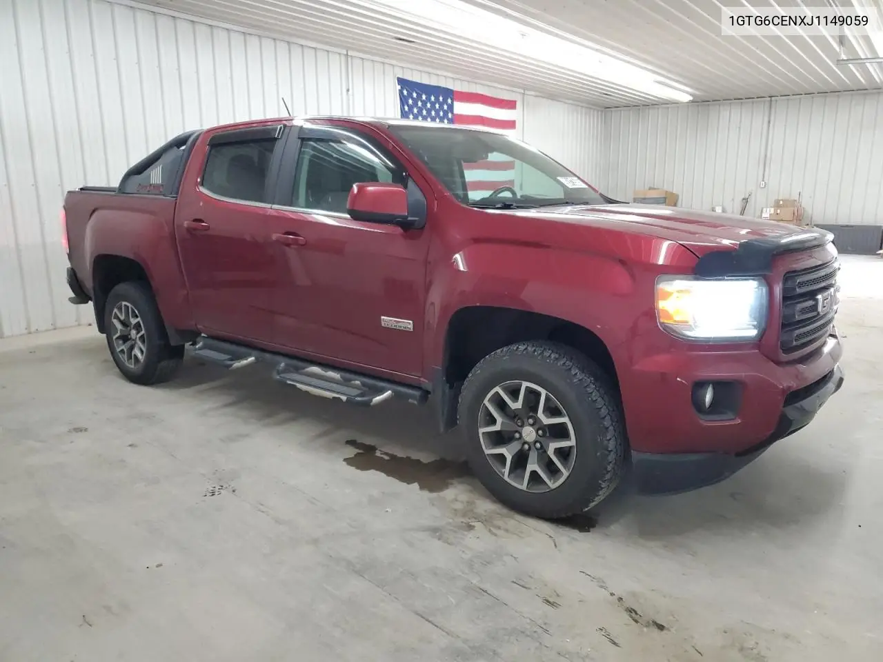 1GTG6CENXJ1149059 2018 GMC Canyon Sle