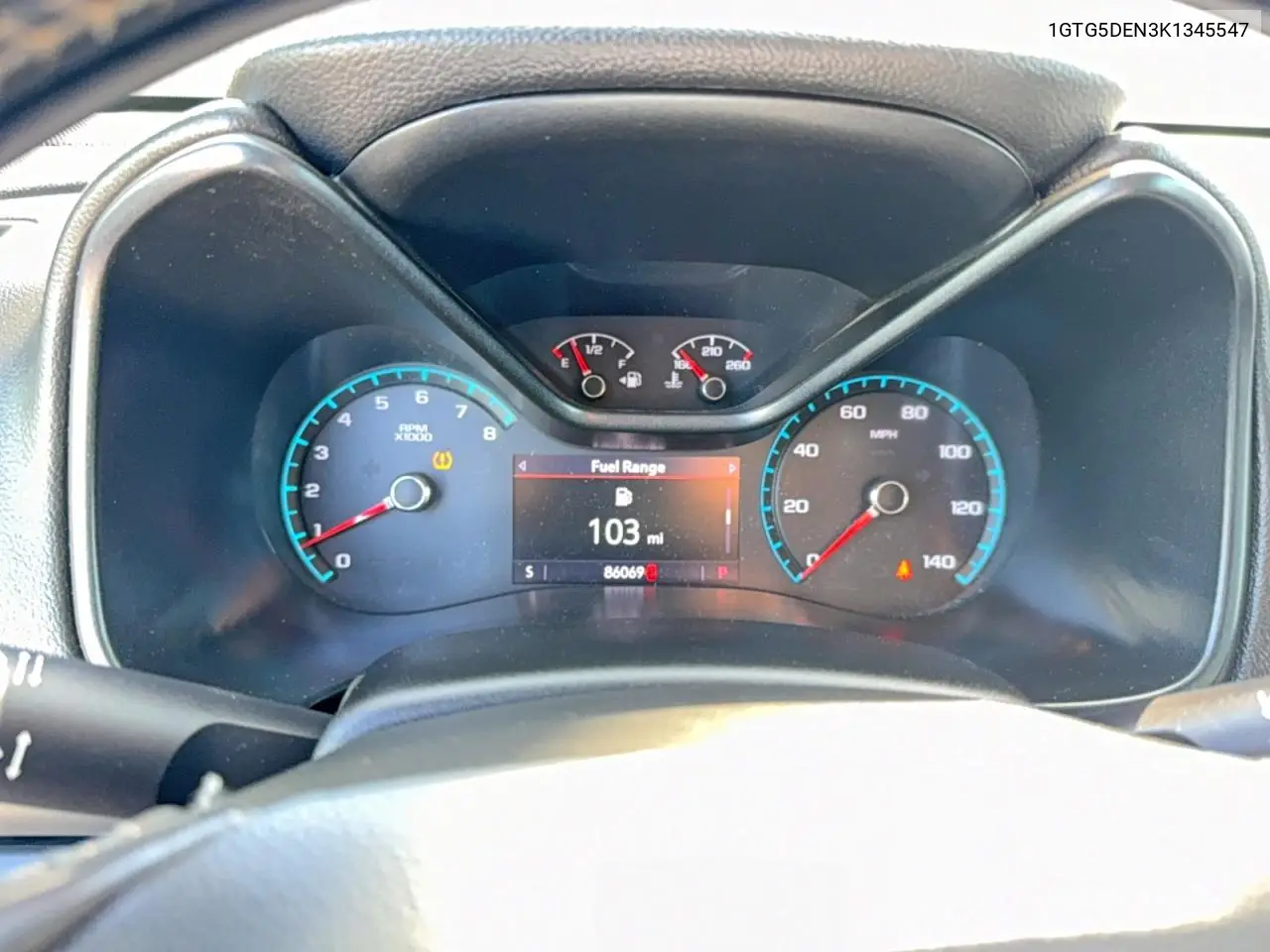 1GTG5DEN3K1345547 2019 GMC Canyon Slt