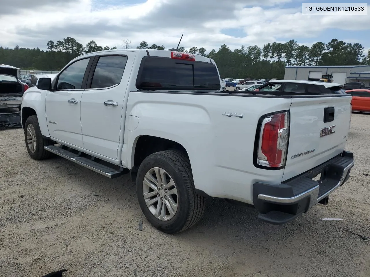 1GTG6DEN1K1210533 2019 GMC Canyon Slt