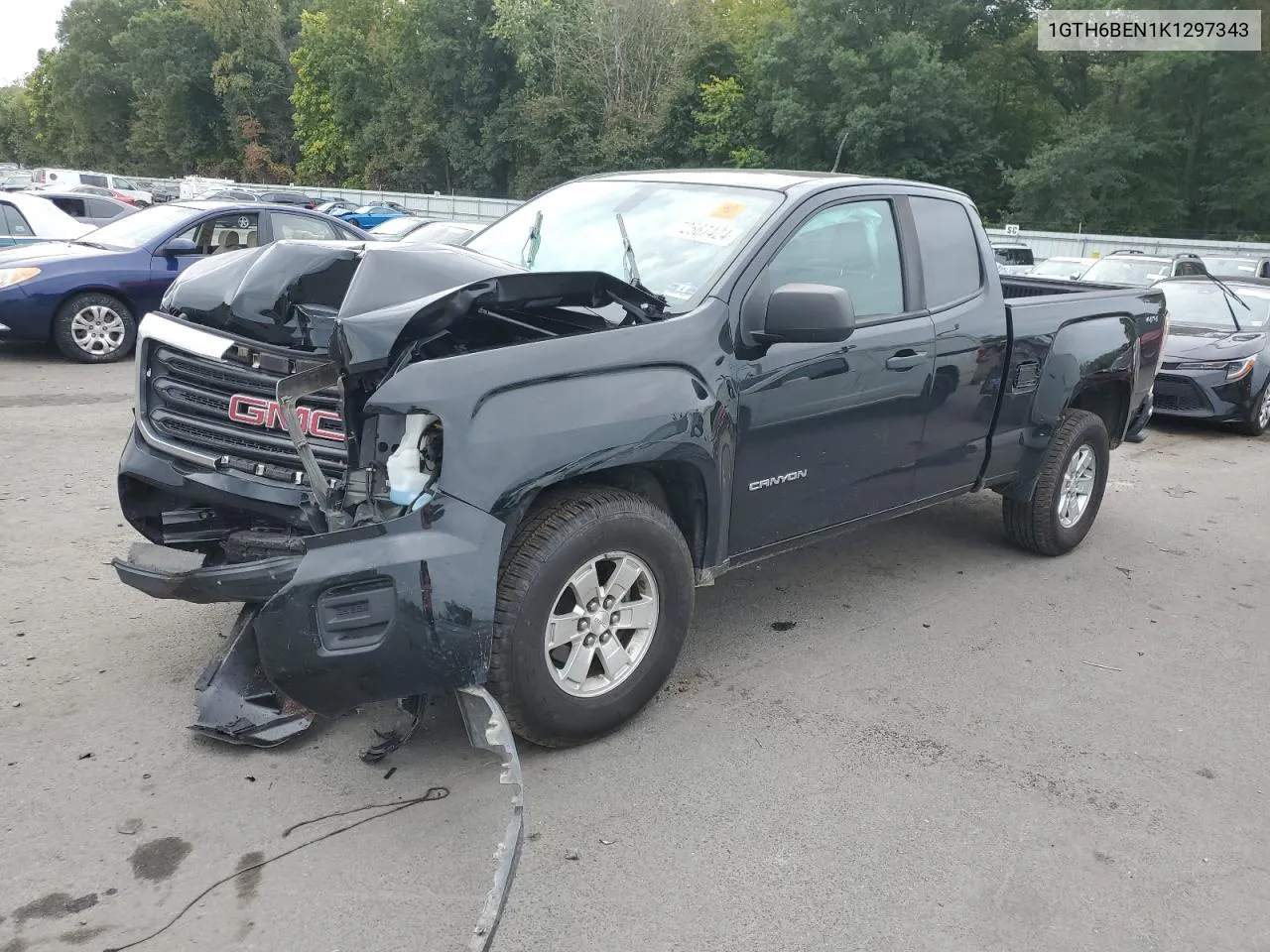 1GTH6BEN1K1297343 2019 GMC Canyon