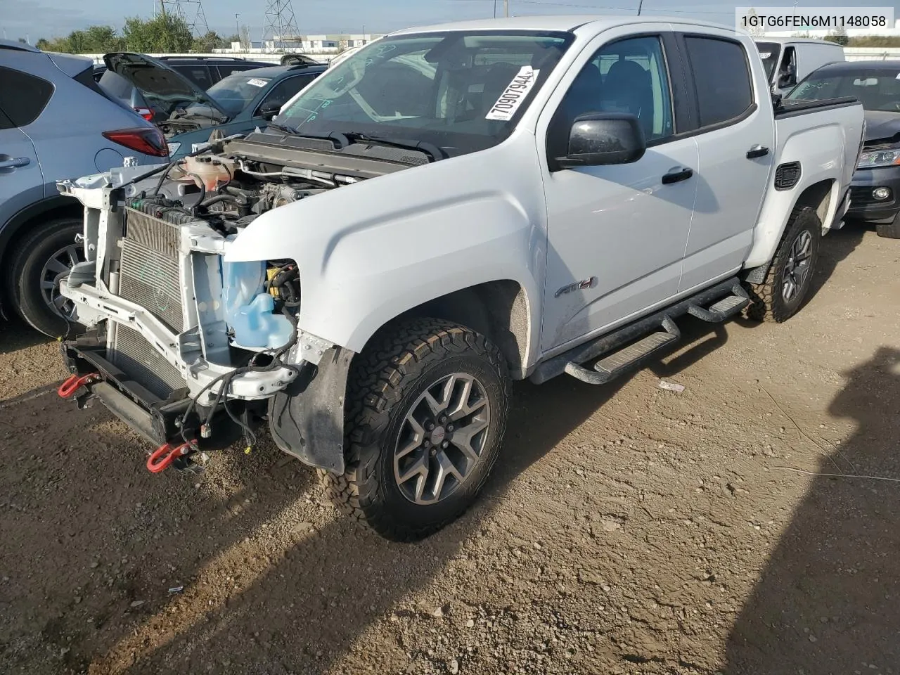 1GTG6FEN6M1148058 2021 GMC Canyon At4