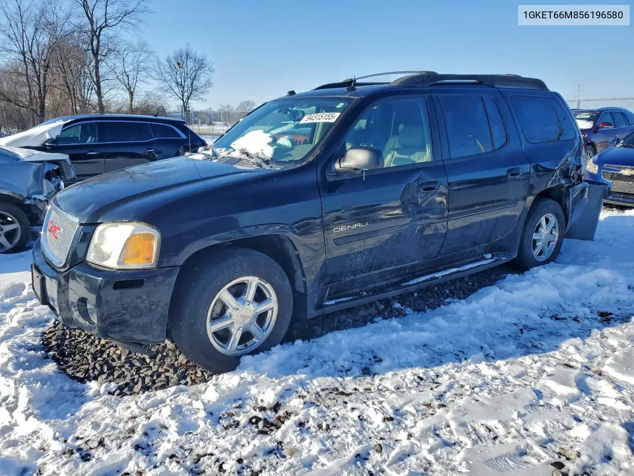 1GKET66M856196580 2005 GMC Envoy Denali Xl