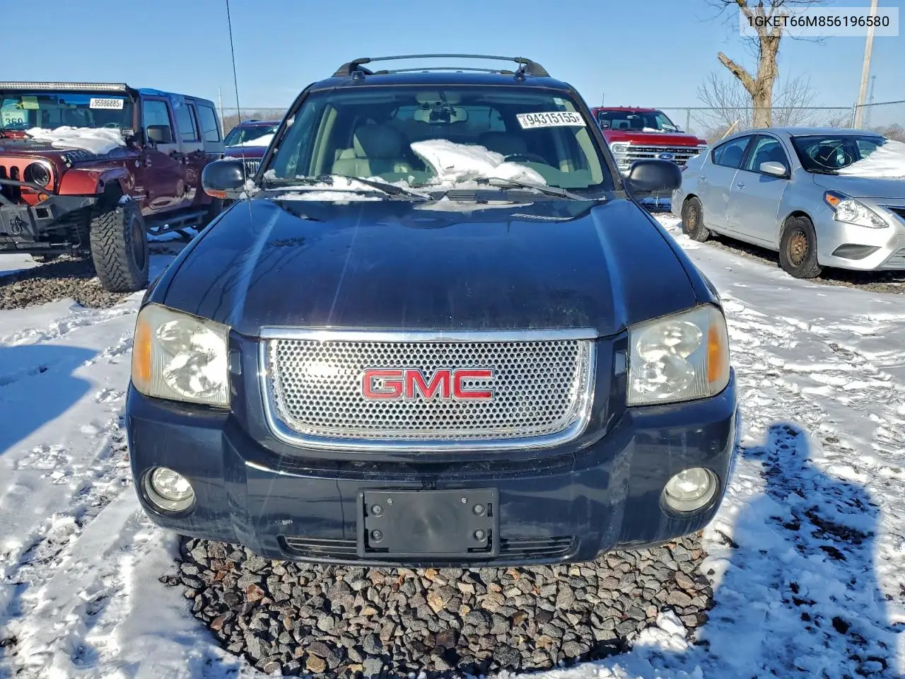 1GKET66M856196580 2005 GMC Envoy Denali Xl