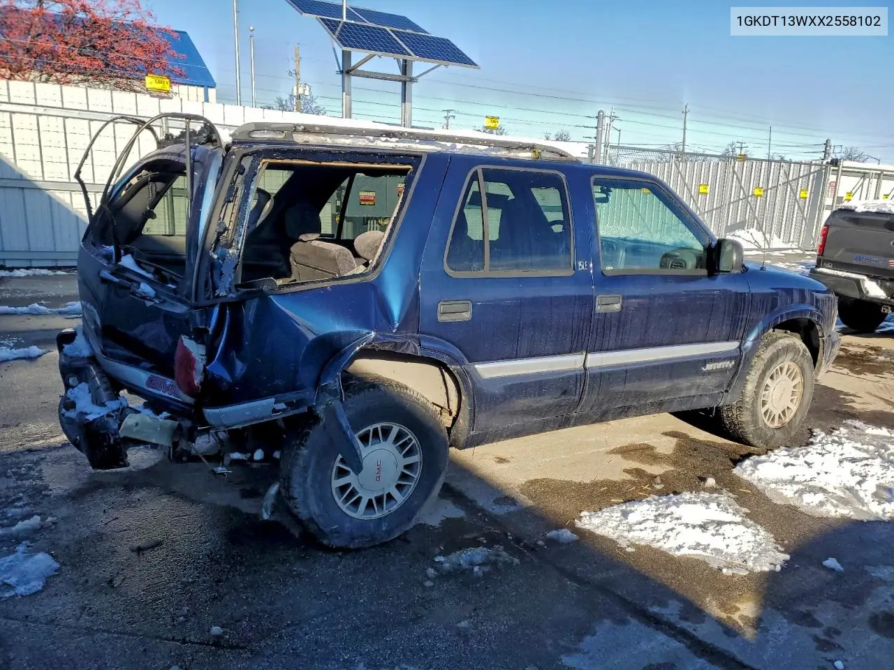 1GKDT13WXX2558102 1999 GMC Jimmy