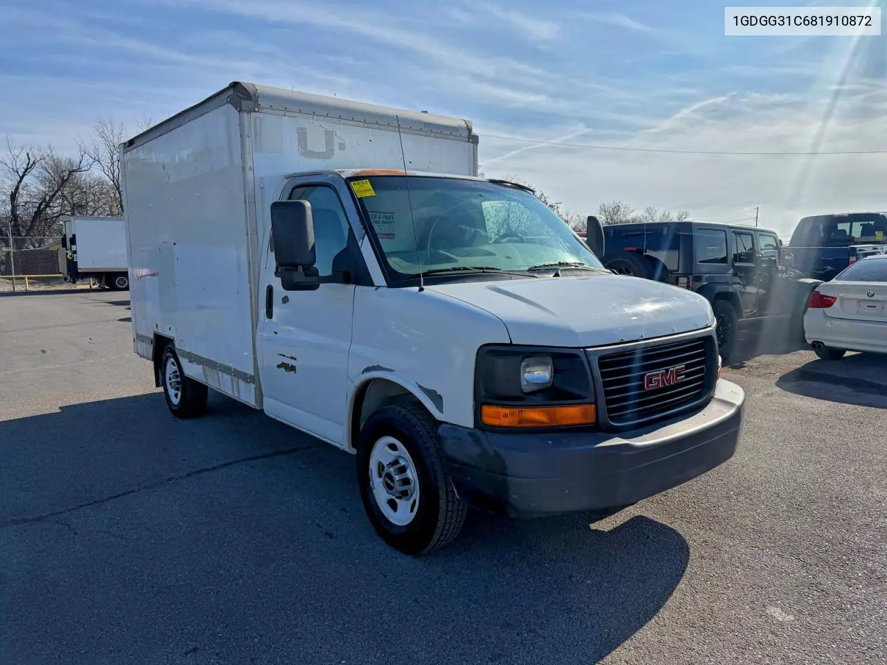 1GDGG31C681910872 2008 GMC Savana Cutaway G3500