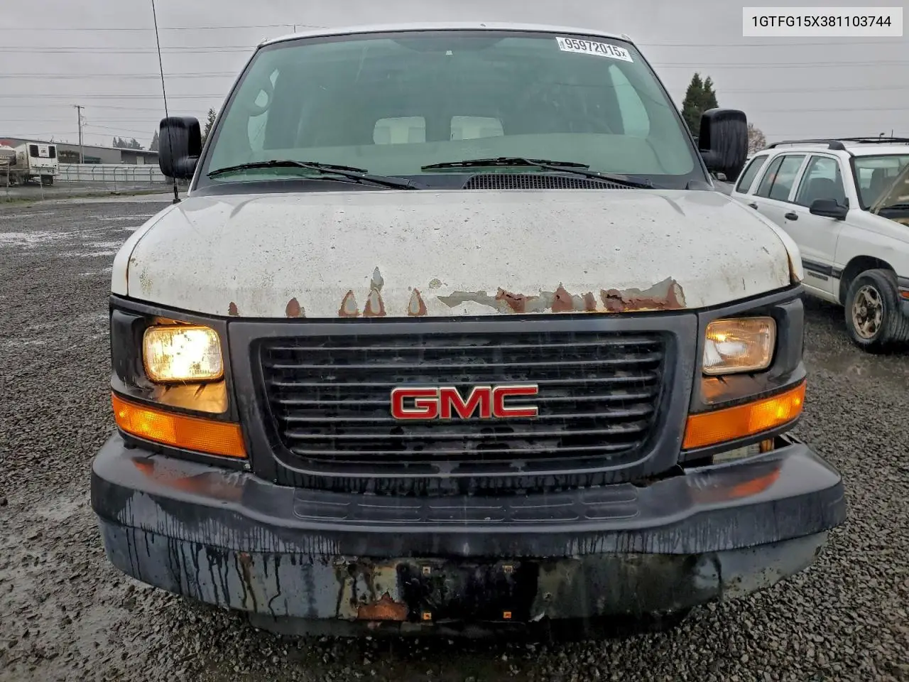 1GTFG15X381103744 2008 GMC Savana G1500